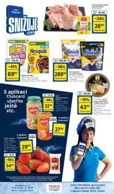 akční leták Tesco 17.4.2024-23.4.2024