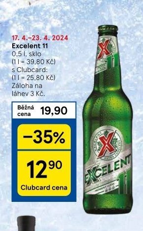Excelent 11, 0.5 l, sklo
