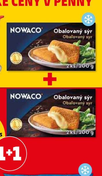 Obalovaný sýr Nowaco mražený