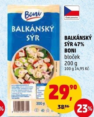 Balkánský sýr Boni