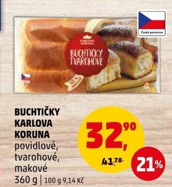 České buchtičky Karlova Koruna