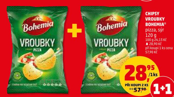 Chipsy Vroubky Bohemia Chips