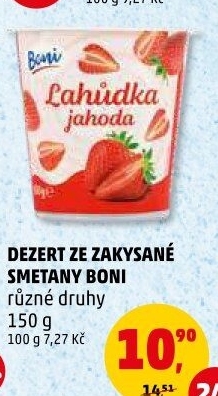 Dezert zakysaný Boni