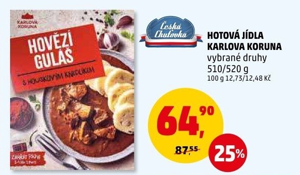 Hotová jídla Karlova Koruna