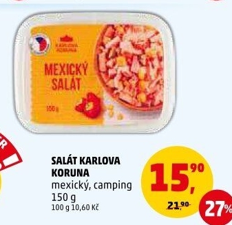 Mexický salát Karlova Koruna
