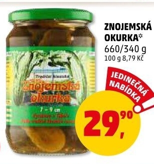 Okurky Znojemská okurka