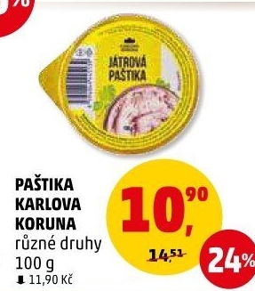 Paštika Karlova Koruna