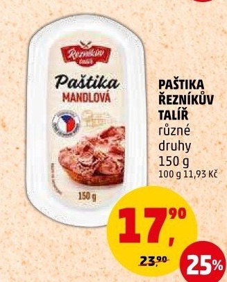 Paštika Řezníkův talíř