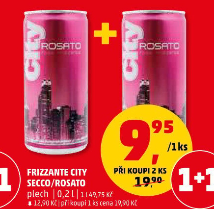 Perlivé víno City Secco