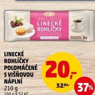 Rohlíčky linecké Klasa Pekárny a cukrárny Klatovy