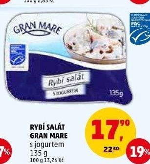 Salát rybí s jogurtem Gran Mare