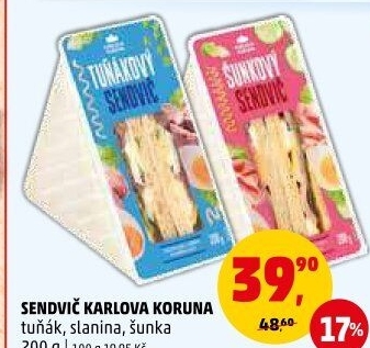 Sendvič Karlova Koruna