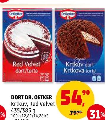Směs na krtkův dort Dr. Oetker