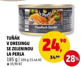 Tuňák se zeleninou La Perla