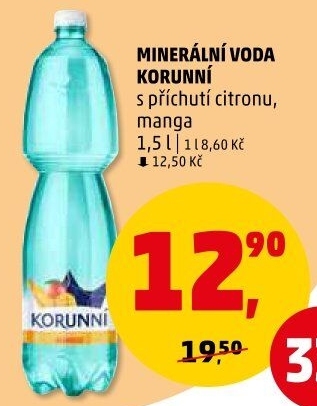 Voda ochucená Korunní