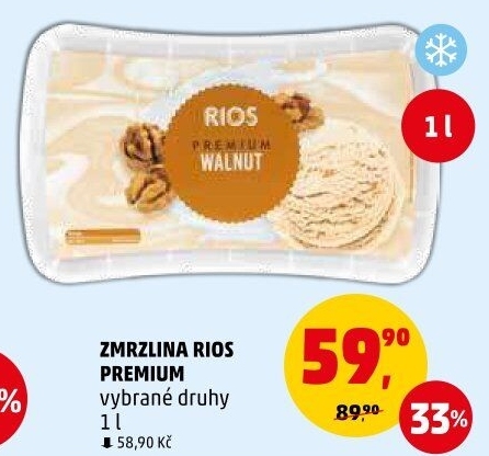 Zmrzlina ve vaničce Premium Rios