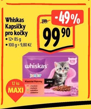 Whiskas Kapsičky pro kočky