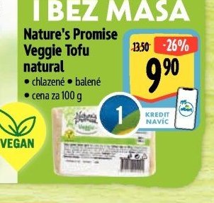 Nature's Promise Veggie Tofu natural