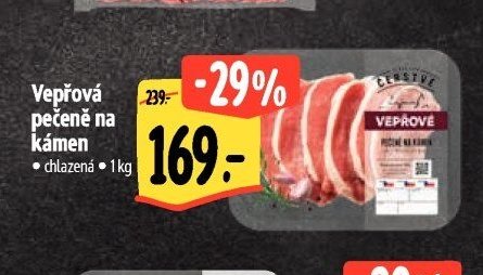 Vepřová pečeně na kámen