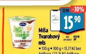 Dezert Tvarohový mls Míša Olma