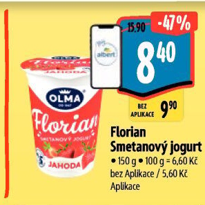 Jogurt smetanový Florian Olma