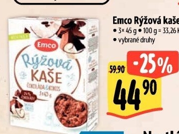 Kaše rýžová Emco