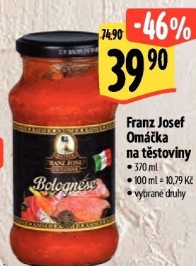 Omáčky na těstoviny Exclusive Franz Josef Kaiser