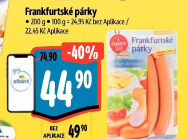 Párky frankfurtské Ponnath