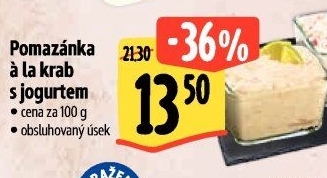 Pomazánka a la krab s jogurtem