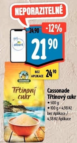 Třtinový cukr Cassonade