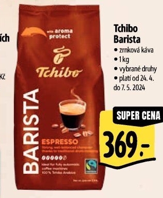 Zrnková káva Barista Tchibo