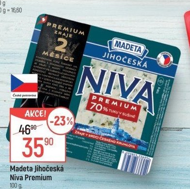 Madeta Jihočeská Niva Premium