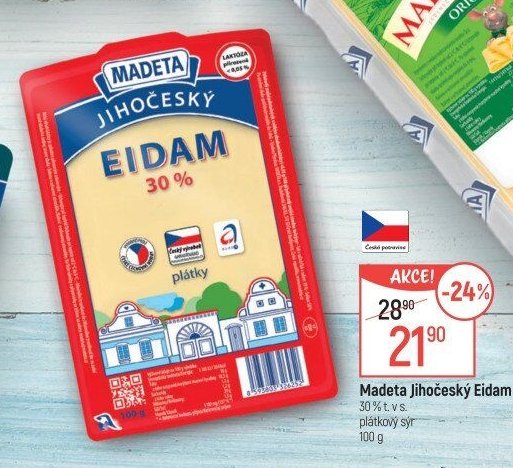 Madeta Jihočeský Eidam