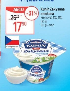 Kunín Zakysaná smetana