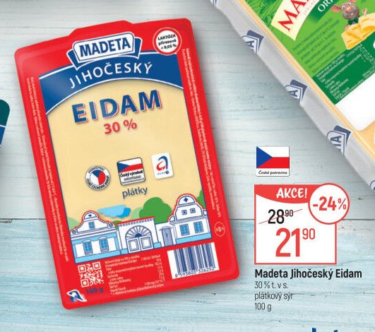 Madeta Jihočeský Eidam