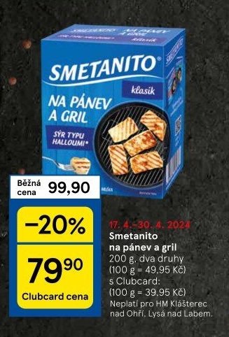 Smetanito na pánev a gril