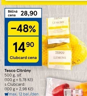Citrony Tesco