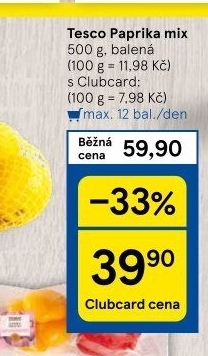 Paprika mix Tesco