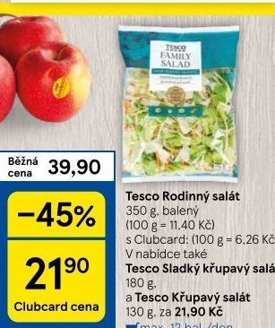 Salát Family mix Tesco