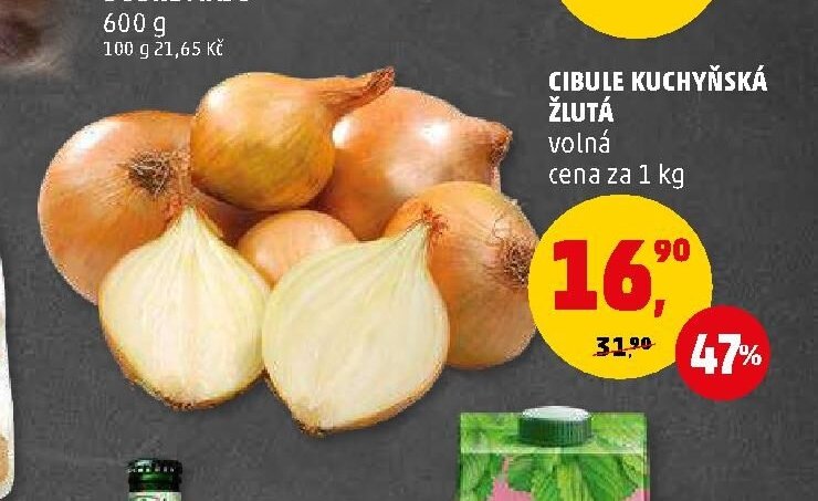 CIBULE KUCHYŇSKÁ ŽLUTÁ