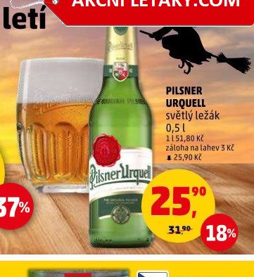 Pilsner Urquell světlý ležák 0,5 l