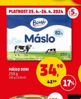 Máslo Boni 250 g