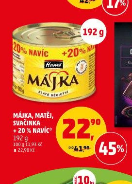 Májka, Matěj, Svačinka 192 g