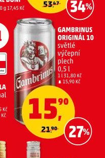 Gambrinus Originál 10 0,5 l