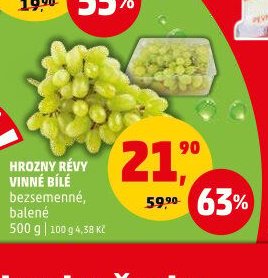 Hrozny révy vinné bílé 500 g