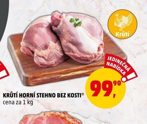 KRŮTÍ HORNÍ STEHNO BEZ KOSTI