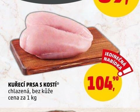 KUŘECÍ PRSA S KOSTÍ