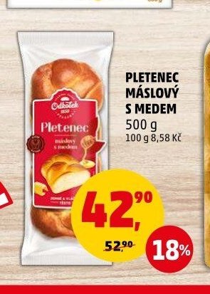 PLETENEC MÁSLOVÝ S MEDEM