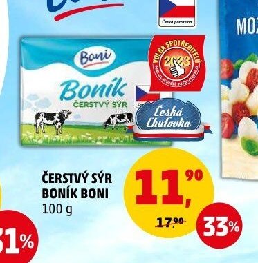 ČERSTVÝ SÝR BONÍK BONI 100 g
