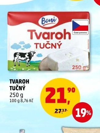 TVAROH TUČNÝ 250 g